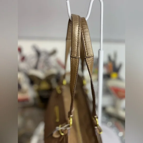 Coach 2012 Gallery copper Embossed Leather Tote EUC - Picture 10 of 15